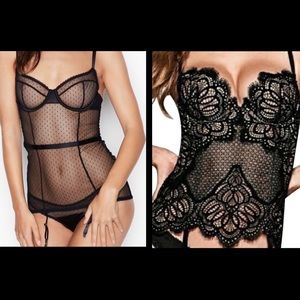 2 Victoria’s Secret Corsets.  2 for $19🖤